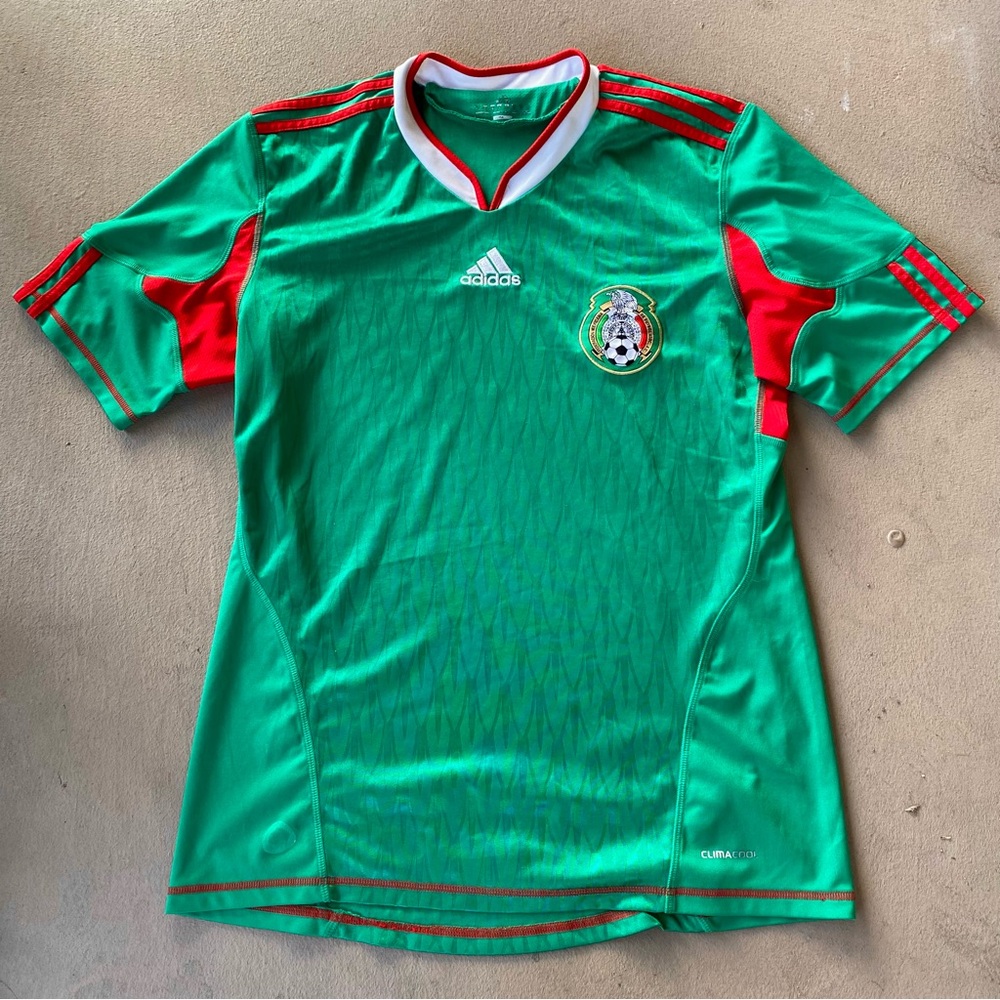 ❤️SOLD❤️ Adidas FIFA Mexico 2010 World Cup Soccer ClimaCool Sports Jersey Size